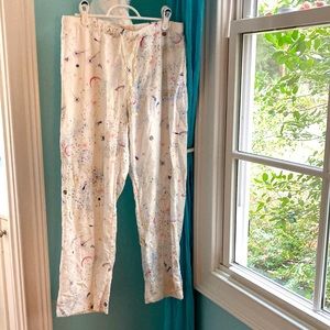 Love by Gap Celestial Planet Moon Stars PJs Pajama Long Pants